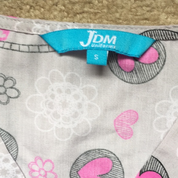 Breast Cancer Awareness Scrub Top - Picture 3 of 3